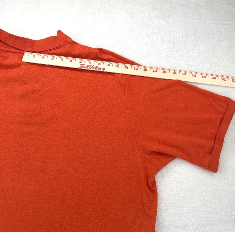 Polo Ralph Lauren Mens Polo Shirt 2XLT Orange Pima Soft Touch Short Sleeve Pony